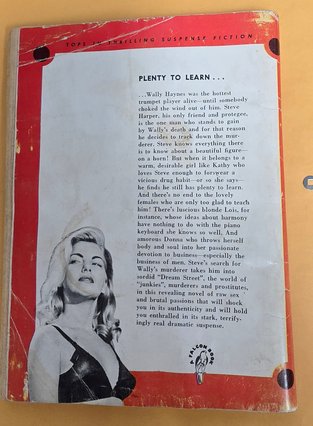 Falcon Books digest 36 Junkie by Jonathan Craig 1952