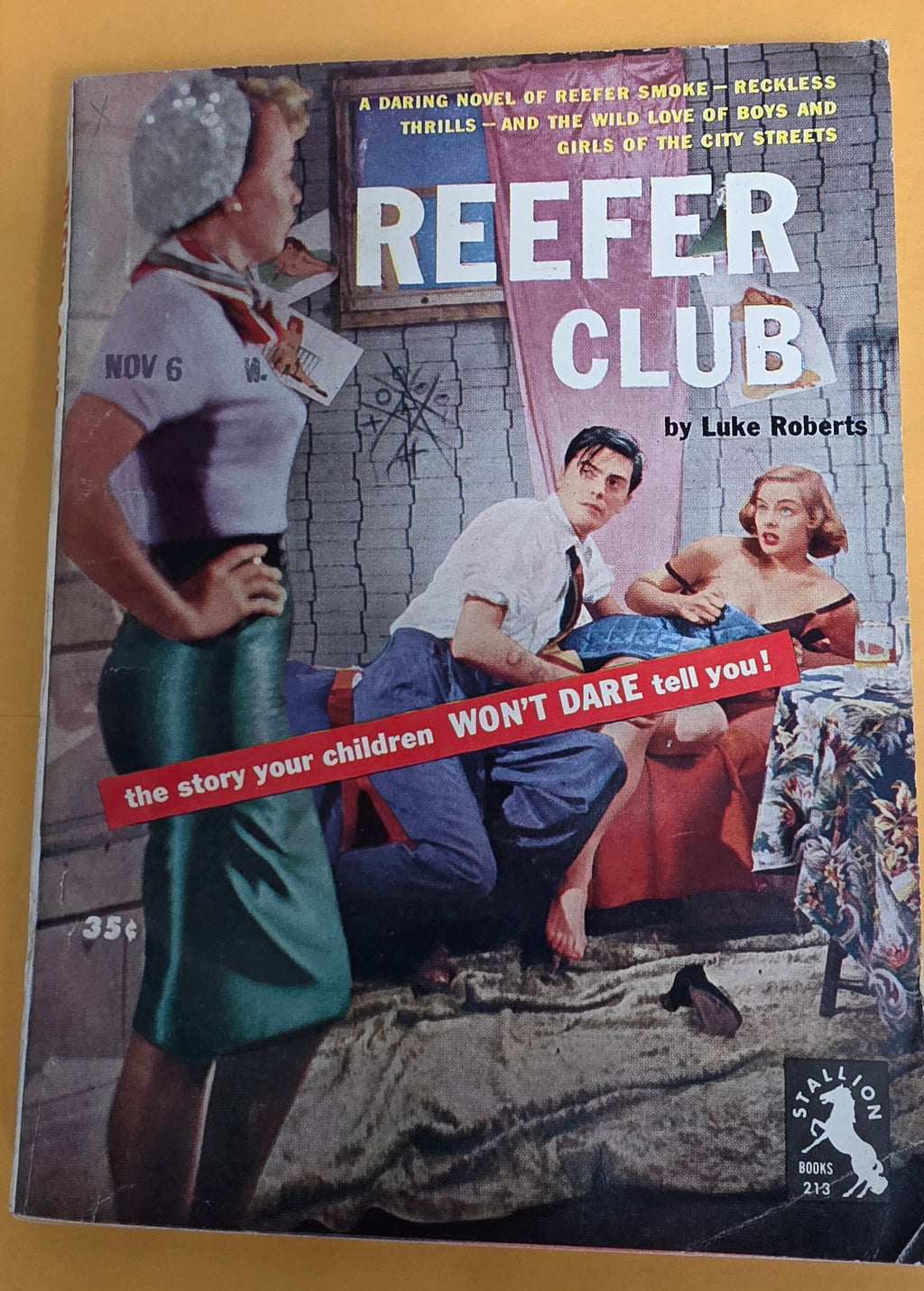 Stallion Books #213 Reefer Club by Luke Roberts 1953