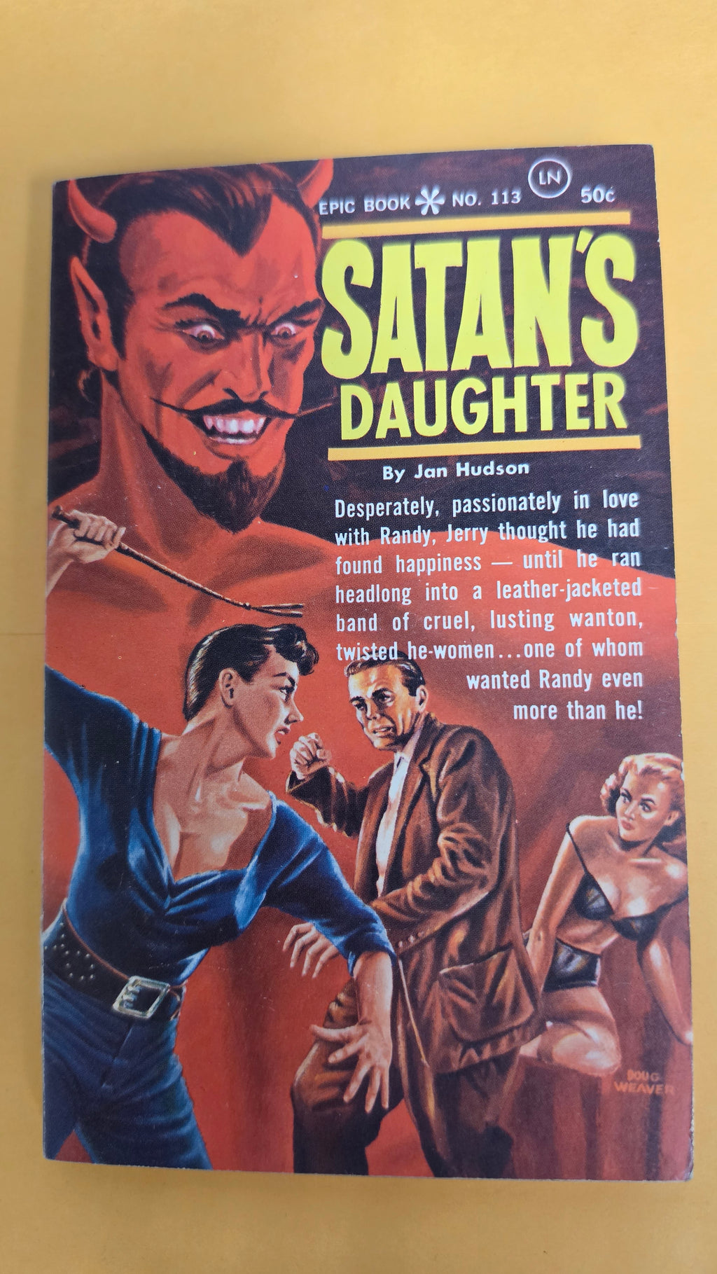 Epic #113, 1961 Satan's Daughter (RARE) Jan Hudson AKA George H. Smith