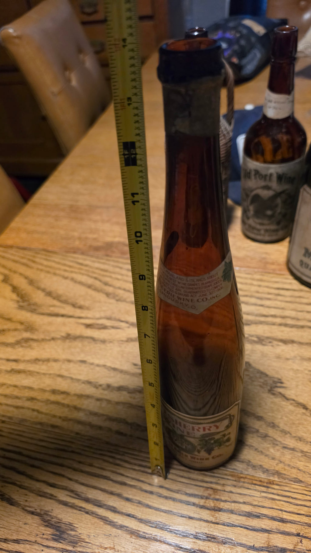 Lake Erie Wine Co Ohio Sherry Wine Sandusky Ohio bottle 1900s–1910s