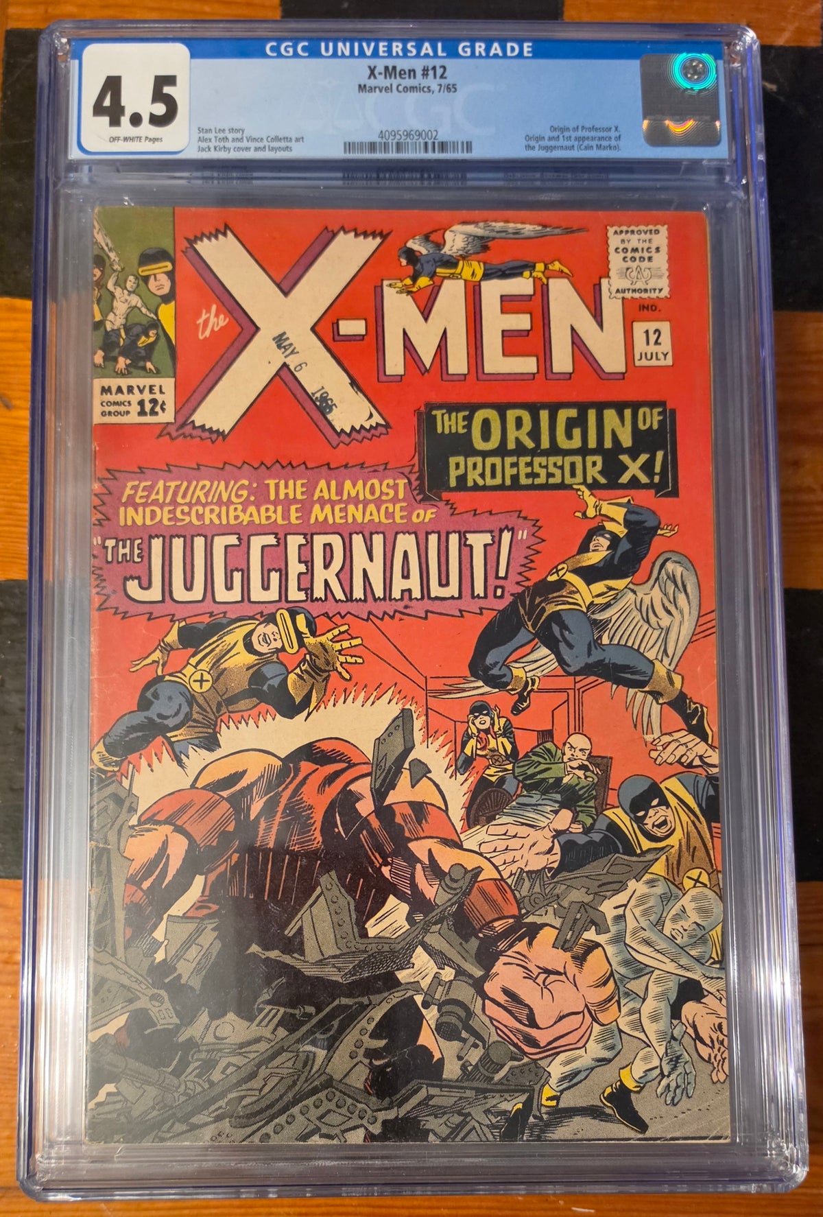 X-Men #12 (Marvel, July 1965) is a Silver Age key 1st Juggernaught Kirby cover & Alex Toth art