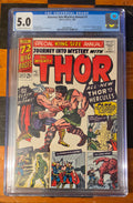 Journey Into Mystery "Thor" annual #1 CGC 5.0 Jack Kirby cover and art 1st Hercules