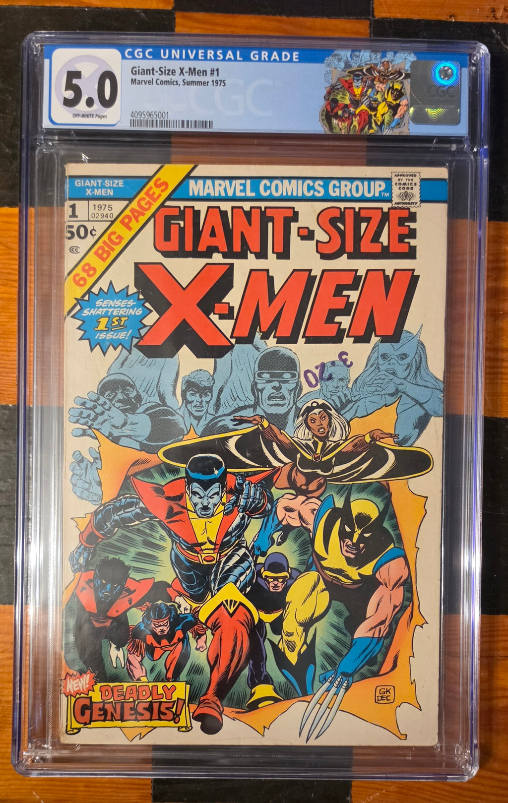 X-men Giant Size #1 CGC 5.0 1st new x-men 1st App Storm, Nightcrawler, Colossus