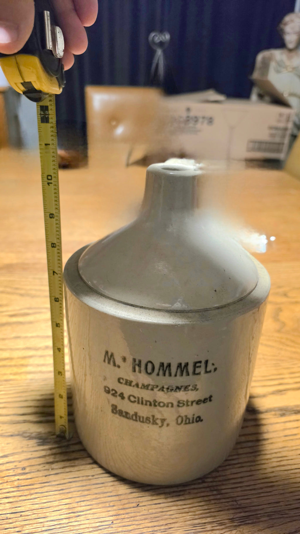 Hommel Champagne Jug LARGE 1890s to 1910s (very rare size)