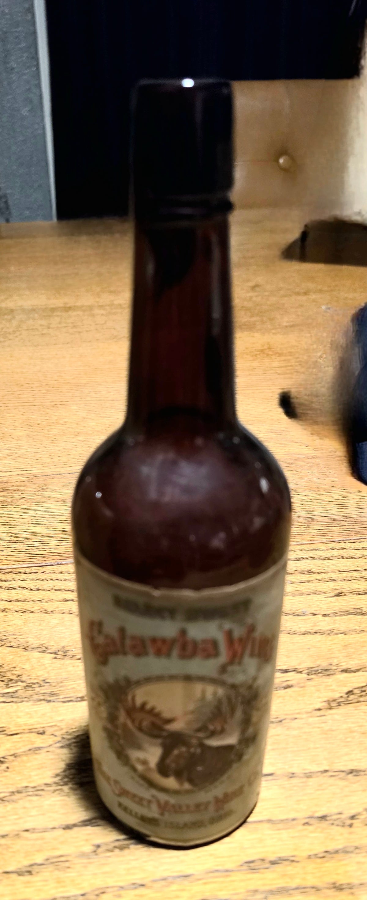 Sweet Valley Wine Co very RARE bottle 1887-1902 Kellys Island Ohio Catawba Wine